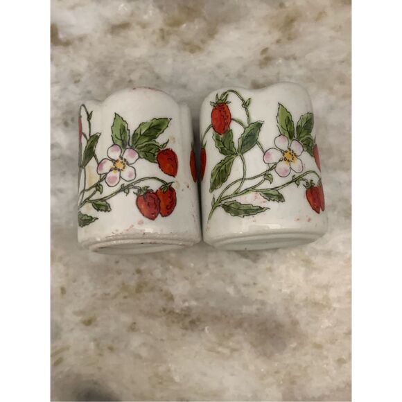 Mini Candle Holders with Red Candles #strawberries - Picture 1 of 4